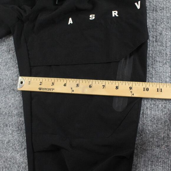 Asrv Pants Men Large Tetra Lite Tech High Rib Jogger Black DSG 0690 Gym Workout - Picture 11 of 13
